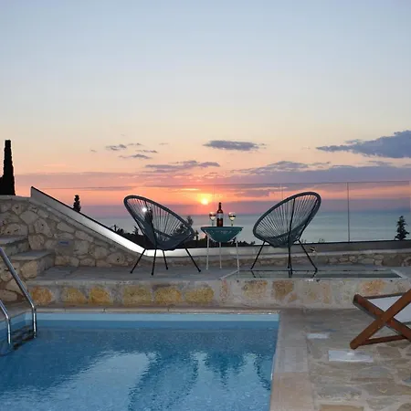Thetis With Private Pool Where The Sunsets Fade Away * Agios Nikitas